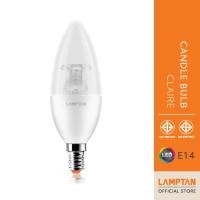 ราคา LAMPTAN หลอดไฟจำปา LED CANDLE BULB CLAIRE 4W ขั้ว E14 แสงเหลือง สำหรับโคมแชนเดอเรีย (24473944807)