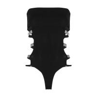 ราคา เสื้อครอปสายเดี่ยวคอวีประดับเพชรสีดำ ทรงเข้ารูป แขนกุด สำหรับผู้หญิง ช่วงฤดูร้อน ดีไซน์เปิดหลัง แฟชั่นสตรีท (25303447624)