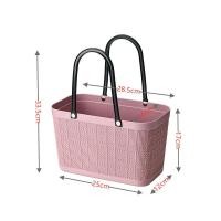 ราคา COD ตะกร้าใส่ของขนาดใหญ่ทรงสี่เหลี่ยมตะกร้าสี่เหลี่ยมตะกร้าใส่ของที่เก็บพลาสติกพลาสติก Bakul (24175408578)