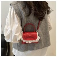 ราคา กระเป๋าถือผ้าลูกไม้รูปผีเสื้อสุดน่ารักสำหรับผู้หญิง กระเป๋าสะพายข้างขนาดเล็กสีแดง กระเป๋าถือแบบมินิเที่ยวฤดูร้อน 2025 กระเป๋าสะพายข้างแบบสะพายข้าง (25563309750)