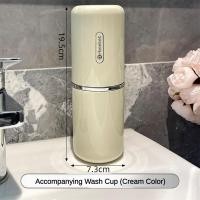 ราคา Travel Portable Toothbrush Cup Bathroom Toothpaste Holder Storage Case Box Organizer Travel Toiletries Storage Cup Set New Creative (22936699506)