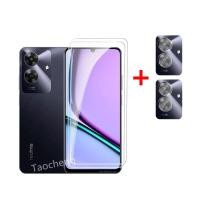 ราคา 4 In 1สำหรับกระจกนิรภัยสำหรับ Realme Note 60 RealmeNote60 4G ปกป้องหน้าจอโทรศัพท์คลุมทั้งหมดฟิล์มใสกล้องเลนส์ติดฟิล์มกระจก2 In 1 (22681142304)