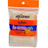ราคา 6 ก้อน ถุงตีฟอง สบู่ขัดผิว วิภาดา Vipda Spa Scrub Soap 90 กรัม (25157411364)