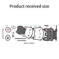 ราคา SWEET TIM พีวีซีพีวีซี สติ๊กเกอร์ติดผนังรูปแมว น่ารักน่ารักๆ การ์ตูนลายการ์ตูน วอลเปเปอร์ ศิลปะการตกแต่ง ถอดออกได้ สติ๊กเกอร์ติดผนัง ห้องนอนและห้องนอน (24477697336)