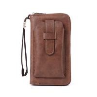 ราคา กระเป๋าสตางค์ผู้ชาย สไตล์มินิมอล หนัง PU กันน้ำ กระเป๋าถือ กระเป๋าสตางค์ใบยาว ใส่โทรศัพท์มือถือได้ (24245417377)