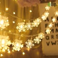 ราคา กล็ดหิมะไฟ LED ไฟคริสต์มาส ไฟเกล็ดหิมะ ไฟแต่งห้อง 10 20 40 80 ไฟกระพริบ ไฟประดับวันหยุด คริสต์มาสตกแต่งสวนปาร์ตี้วันหยุด (23033973617)
