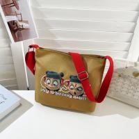 ราคา กระเป๋าผ้า สะพายข้าง ลายการ์ตูนน่ารักๆ ขนาดใหญ่ บรรจุของได้เยอะ พร้อมส่ง (24430920593)