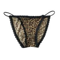 ราคา Topbra shop แฟชั่นสตรี กางเกงในผ้าเชียร์แต่งลูกไม้ลายเสือดาวเซ็กซี่ CDA81 (16494073627)