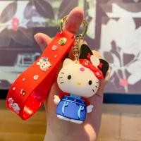 ราคา สวัสดีชุดคิตตี้ขึ้นไดอารี่ Sanrio พวงกุญแจตุ๊กตา Hello Kitty จี้น่ารักเครื่องประดับหญิง (23651309400)