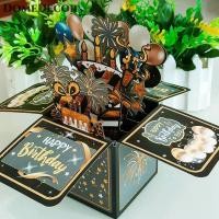ราคา DomeDecor การ์ดอวยพรวันเกิดวันเกิดแบบป๊อปอัพ3D การ์ดอวยพรวันเกิดพร้อมซองโปสการ์ดอวยพรของขวัญปาร์ตี้ (24055269220)