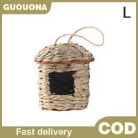 ราคา GUOUQNA กรงนกแก้วแบบถักมือทรงสี่เหลี่ยมรังนกนกแก้วใช้ในสวนแบบแขวนอุปกรณ์สำหรับการเพาะพันธุ์นก (24586753935)