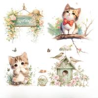 ราคา สติ๊กเกอร์ตกแต่งผนังลายแมวสุดน่ารัก ติดได้ด้วยตัวเอง สำหรับห้องเด็ก ห้องเรียน ห้องนอน ห้องน้ำ ตกแต่งด้วยภาพวาดการ์ตูน (24014531404)
