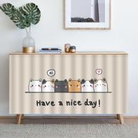 ราคา ผ้าม่านเคาท์เตอร์ครัว แบบสอด ผ้าม่านลายสก็อตแบบสั้น น่ารักๆแบบญี่ปุ่น ผ้าม่านสั้นในครัว ผ้าม่านปิดซิงค์ (25619043655)