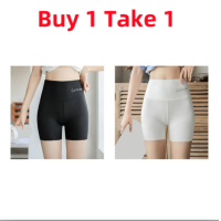 ราคา ChoiFoo Buy 1 Take 1 กางเกงเซฟตี้ กางเกงสเตย์ผญ เลกกิ้งผ้าไหมน้ำแข็ง โยคะ ความยืดหยุ่นสูง กระชับหน้าท้อง ยกก้น กีฬากางเกงขาสั้น นุ่มสบายและระบายอากาศ แบบบางกางเกงยิมเอวสูง (24815952031)