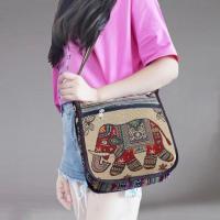 ราคา S way Lady Crossbody Shoulder Bag Phone Purse Handbag Pouch Ethnic Style Embroidered Messenger Bag Retro Canvas Bag (24496916682)