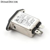ราคา DomeDecor 1pcs EMI RFI FILTER AC 250V 10A CW1D 10A T Suppressor Power Line NOISE FILTER 0ครับ 0ครับ 0ครับ 0ครับ 0ครับ (23696496003)