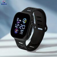 ราคา ASM หน้าปัดนาฬิกา LED อิเล็กทรอนิกส์ดิจิตอลทรงสี่เหลี่ยมแบบ HD ไม่มีแอปและนาฬิกาข้อมือกันน้ำสำหรับ ASM MY ผู้ชายและผู้หญิงผู้ใหญ่ TF Ret TH (23259227030)