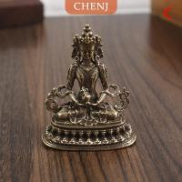 ราคา COD CHENJ รูปปั้นพระพุทธรูปทองแดงโบราณรูปปั้นตกแต่งบ้านสำนักงานห้องนั่งเล่นรูปปั้นทองเหลืองจีนทิเบตสีเขียวธารา (24924477484)