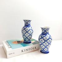 ราคา แจกันพระ แจกัน แจกันเซรามิค แจกันดอกไม้ เซรามิก ลายไทย ลายคราม เซรามิค 6นิ้ว 7นิ้ว 8นิ้ว (21373005334)