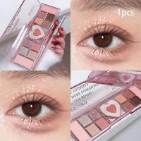 ราคา JIANGZHIB พาเลทอายแชโดว์ 12 สี ไฮไลท์ ไหม บลัชออน อเนกประสงค์ สีชมพู สไตล์เกาหลี แต่งตาหวาน พาเลทแต่งหน้า อายแชโดว์ (25139625941)