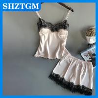 ราคา SHZTGM ชุดนอนลูกไม้คอวีเซ็กซี่สำหรับผู้หญิงชุดนอนชุดชั้นในชุดนอนแบบลำลอง (22492995714)