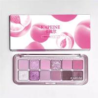 ราคา NIKUNX ของขวัญ K amp 39APEINE พาเลทอายแชโดว์ 12 สี Pearlescent Matte Glitter ฤดูใบไม้ผลิ (25264166701)