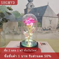 ราคา COD SHGMYD โคมไฟ LED ฟอยล์รูปดอกกุหลาบประดิษฐ์ดอกไม้กลางคืนของขวัญวันวาเลนไทน์สำหรับแฟนกุหลาบของขวัญแต่งงาน (24693864368)