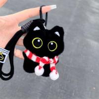 ราคา JIFANPAUL พวงกุญแจตุ๊กตาแมวสีดำน่ารักตาโต (25221768276)