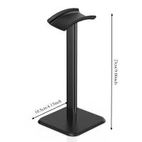 ราคา ที่ใส่หูฟังสีดำและสีขาวคอมพิวเตอร์ที่ถอดออกได้ชุดหูฟังสำหรับเล่นเกมตั้งโต๊ะชั้นโชว์อเนกประสงค์ขาตั้งหูฟัง ที่แขวนหูฟัง Aluminum Alloy Gaming Headphone Stand (24878607191)