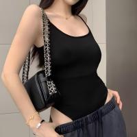 ราคา บอดี้สูทสายเดี่ยว เว้าหลัง สีแอปริคอท สีแดง และสีดำ (24739846003)