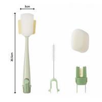 ราคา แปรงล้างแก้วน้ำ แบบ5ใน1 แปรงถ้วย แปรงล้างขวด ได้แขวนได้ แปรงล้างขวดน้ำ แปรงล้างขวดนม แก้วทำความสะอาด 254 (25234330971)