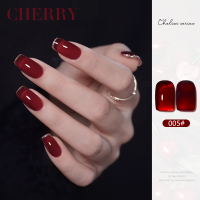 ราคา NAWOELITE เชอร์รี่เรด 6 สี ทาเล็บเจลสีแดง เจลทาเล็บยอดนิยม สไตล์ยอดฮิต (23582533062)