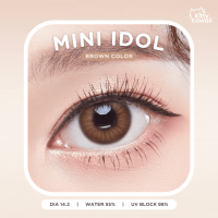 ราคา คอนแทคเลนส์ Mini idol kittykawaii Brown Gray ขนาดมินิ (25358366615)