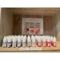 ราคา ไฉ่ยี่ สีสักคิ้ว สักปาก หมึกสักคิ้ว สีน้ำ อุปกรณ์สักคิ้ว (23806858149)