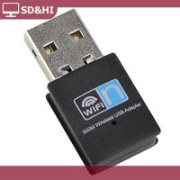 ราคา SD HI 300Mbps Mini USB Wireless Wifi Adapter Wi fi Network LAN Card 802 11b g n RTL8188 Adaptor Network Card for PC Desktop Computer (25295081445)