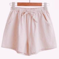 ราคา ส่งไว รหัส JK000 กางเกงขาสั้น กางเกงผ้าฝ้าย กางเกงผ้าลินิน สำหรับสตรี กางเกงวินเทจ กางเกงขาสั้นใสสบายสำหรับสตรี (25594998581)