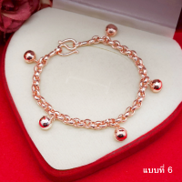 ราคา สร้อยข้อมือนาก คละเเบบ ความยาว 6 5 7 นิ้ว แฟชั่น ชุบนาก พิ้งค์โกลด์ โรสโกลด์ ใส่แทนของแท้ได้ รูปถ่ายจากสินค้าจริง พร้อมส่ง (25472991264)