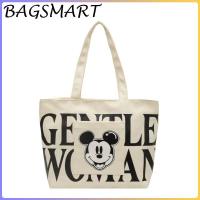 ราคา BAGSMART กระเป๋าสะพายผญ กระเป๋าผ้าแคนวาส ลายมิกกี้เมาส์ พิมพ์ลายน่ารัก ผ้าหนา คุณภาพดี กระเป๋าพักผ่อนความจุขนาดใหญ่ Fashion Tote Bag (25464648801)