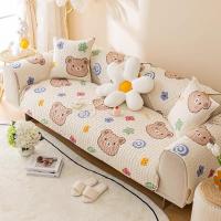 ราคา เบาะโซฟา ผ้าคลุมโซฟา ผ้าปูโซฟา เสือปูโซฟา กันฝุ่นปกปิดรอยเปื้อนแต่งโซฟาให้สวยงาม ลายการ์ตูน (24206908941)