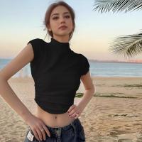 ราคา เสื้อครอปผูกเชือกหลัง ดีไซน์เซ็กซี่ เปิดหลัง (24413794680)