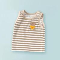 ราคา BB112 เสื้อกล้ามเด็ก เสื้อยืดเด็ก ลายการ์ตูน ผ้าไหมนม นิ่มสบาย (24811901870)