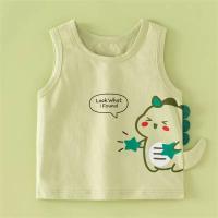 ราคา BB112 เสื้อกล้ามเด็ก เสื้อยืดเด็ก ลายการ์ตูน ผ้าไหมนม นิ่มสบาย (24811901883)