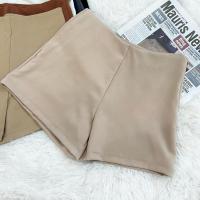 ราคา กางเกงขาสั้น ผ้าฮานาโกะ รุ่นซิปข้าง ขอบหลบ มี 1 กระเป๋า กางเกงสาวอวบ พลัสไซส์ (19546586708)