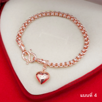 ราคา สร้อยข้อมือนาก คละเเบบ ความยาว 6 5 7 นิ้ว แฟชั่น ชุบนาก พิ้งค์โกลด์ โรสโกลด์ ใส่แทนของแท้ได้ รูปถ่ายจากสินค้าจริง พร้อมส่ง (25472991262)