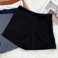 ราคา กางเกงขาสั้น ผ้าฮานาโกะ รุ่นซิปข้าง ขอบหลบ มี 1 กระเป๋า กางเกงสาวอวบ พลัสไซส์ (19546586703)