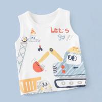 ราคา BB112 เสื้อกล้ามเด็ก เสื้อยืดเด็ก ลายการ์ตูน ผ้าไหมนม นิ่มสบาย (24811901867)