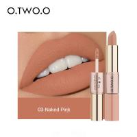 ราคา Horec O TWO O Lipstick ลิปสติกเนื้อแมทกำมะหยี่ 2 in 1 ลิปกลอสเนื้อนุ่ม 2 in 1 เคลือบริมฝีปาก 12 สี (22119755575)