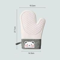 ราคา ร้านคนไทย 1ชิ้น ถุงมือซิลิโคน ทนความร้อนไมโครเวฟ ถุงมือจับของร้อนแบบหนา ออบขนม ในครัว (23763401923)