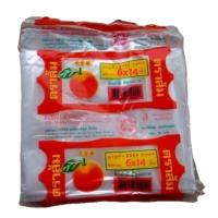 ราคา 1มัด 10ห่อ 6x14ถุงหูหิ้วตราส้ม ถุงหูหิ้วHDแบบบาง อย่างดี ของแท้ ถุงราคาโรงงาน (23062268381)