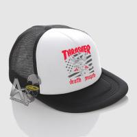 ราคา หมวก Snapback Jaring Distro snapback Trucker Hat THRASHER DEATH MATCH Hat โลโก้ล่าสุด PREMIUM QUALITY (22843876596)